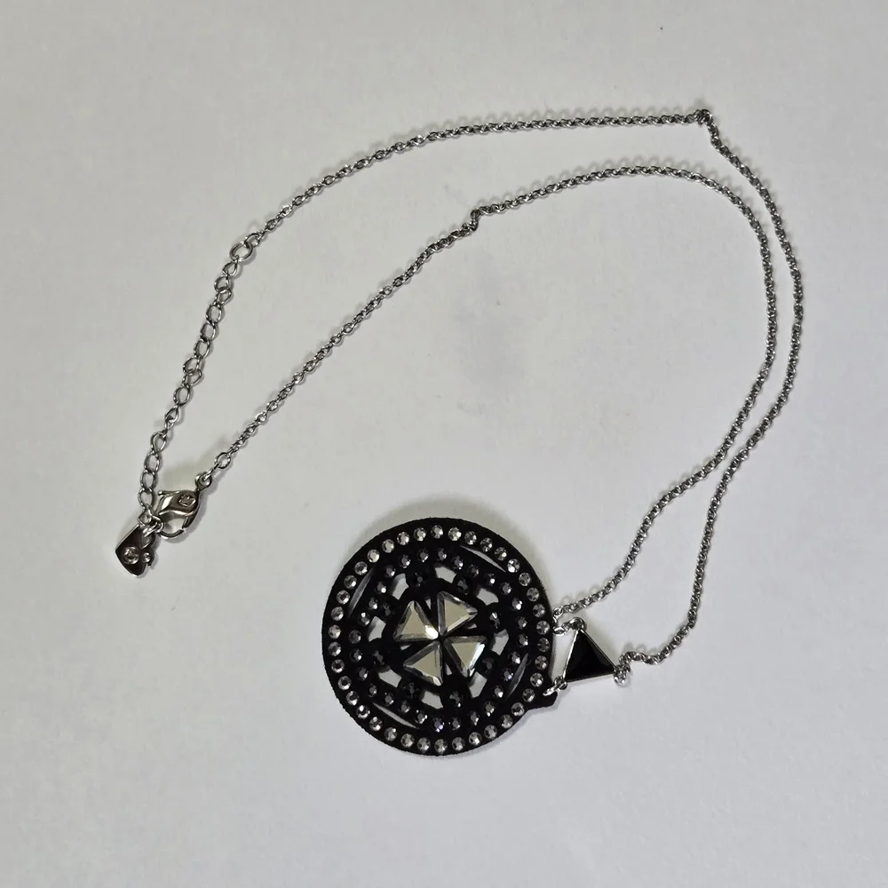 Swarovski Belle Geometric Pendant Necklace - Picture 6 of 9